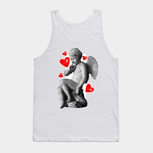 Eros or Cupid Angel of Love in Mythology Tank Top